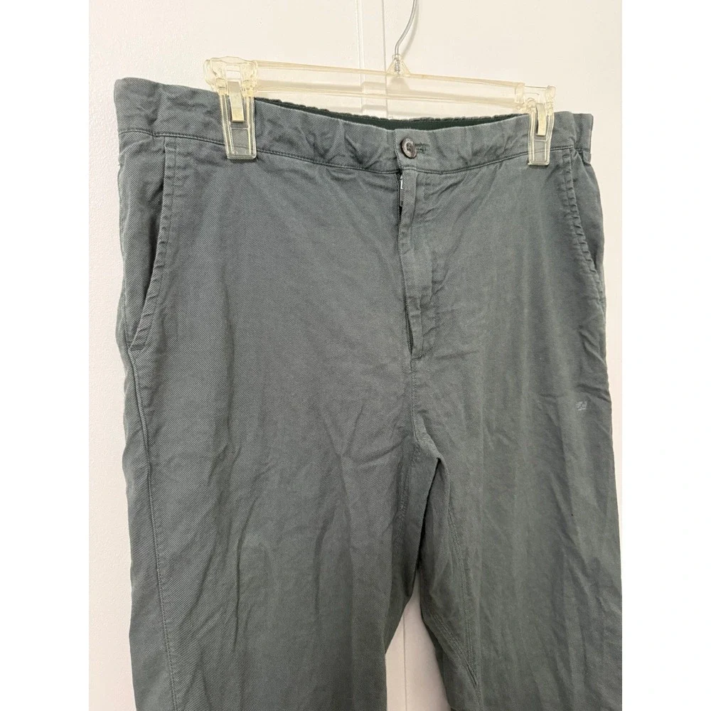 Mack Weldon Performance Stretch Joggers Large Green Cotton‎ Spandex Casual Work